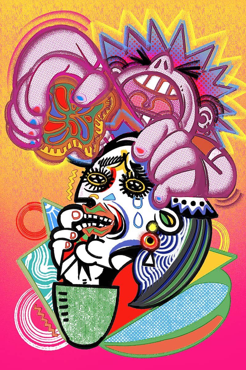 Illustration project by Feimo Zhu 