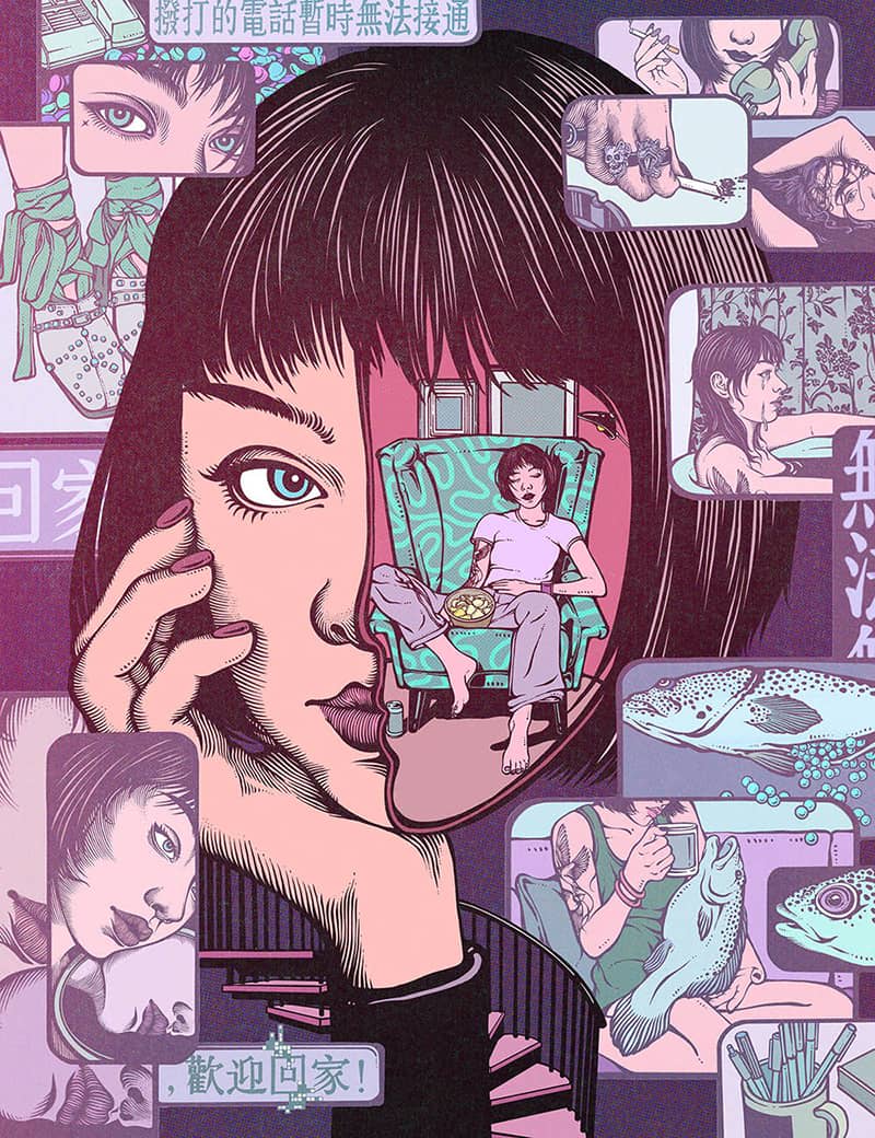 Illustration project by Zhiyu You 