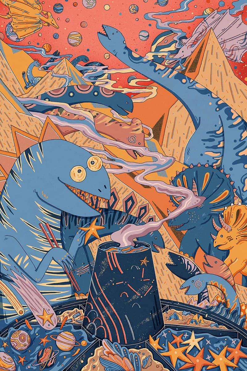 Illustration project by Zhiwen Tang 