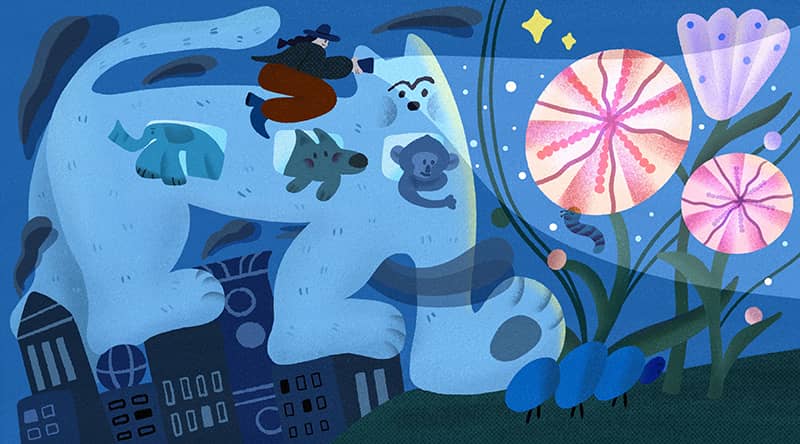 Illustration project by Wenqing Gu 