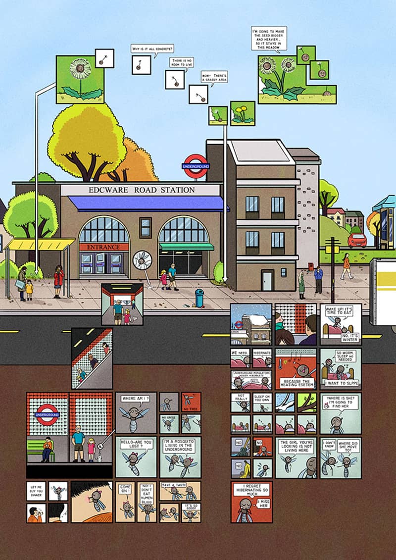 Illustration project by Yuzhe Gao