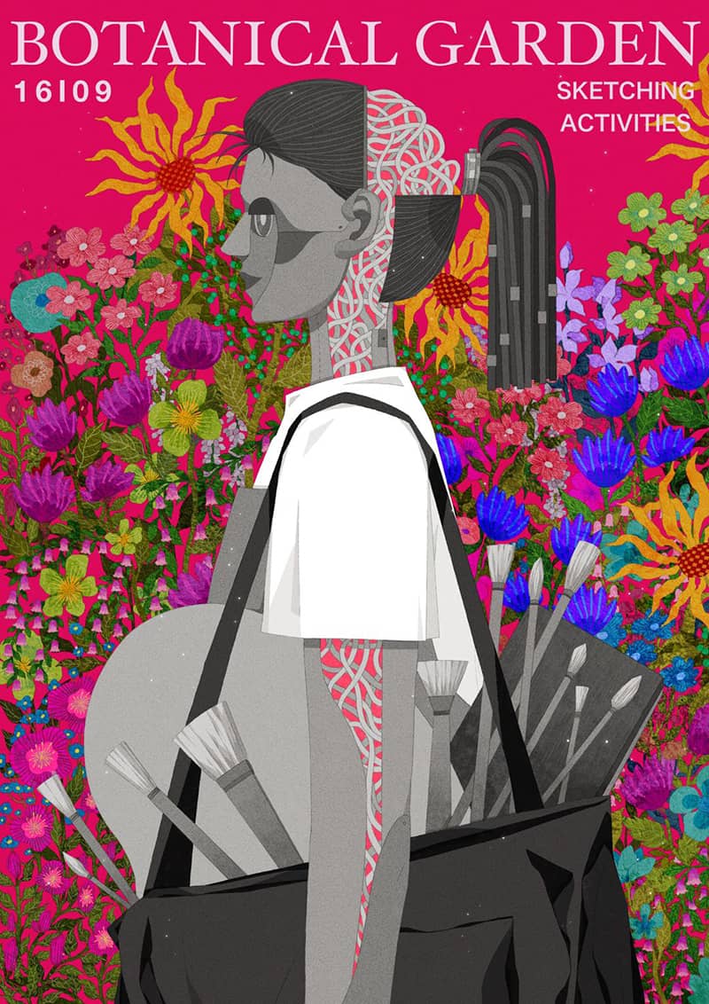 Illustration project by Jinning Wang