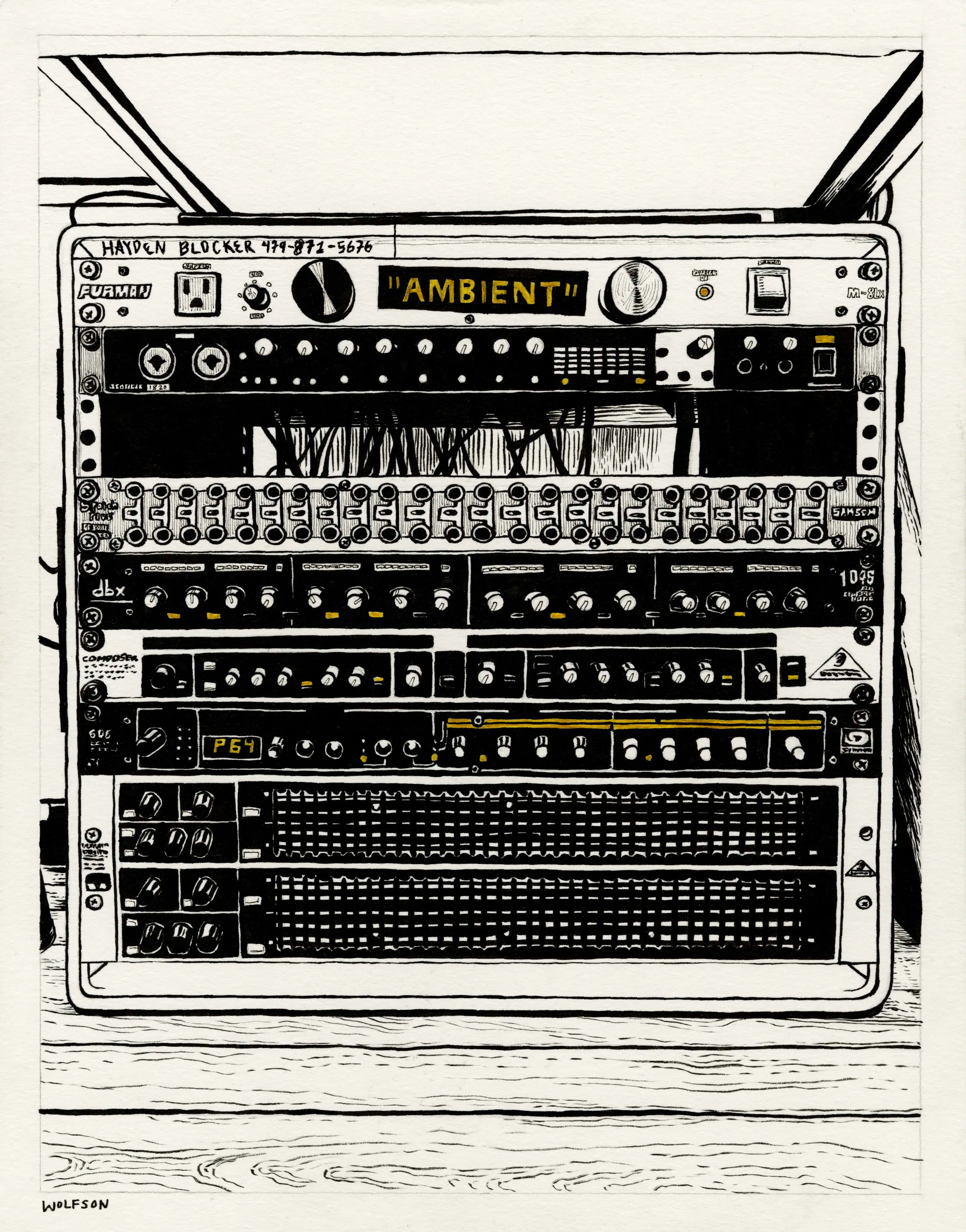 Illustration project by Olivia Wolfson