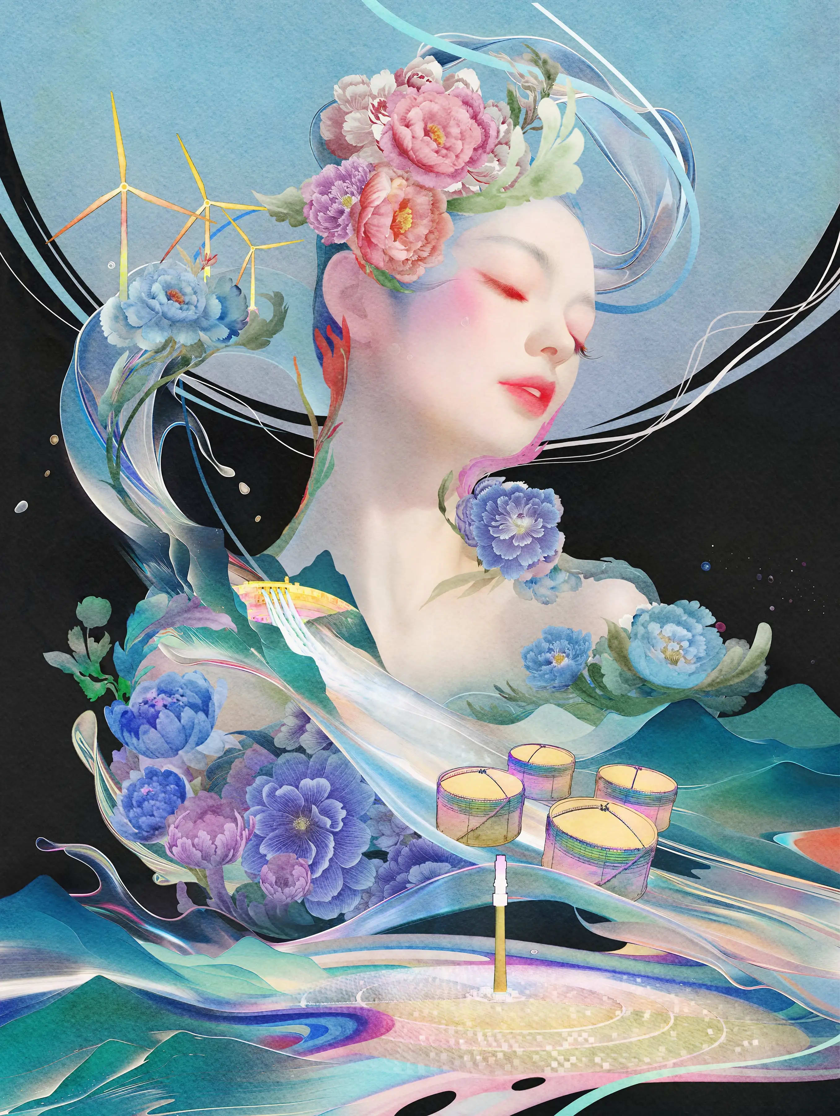 Illustration project by Liang Xiaoliang