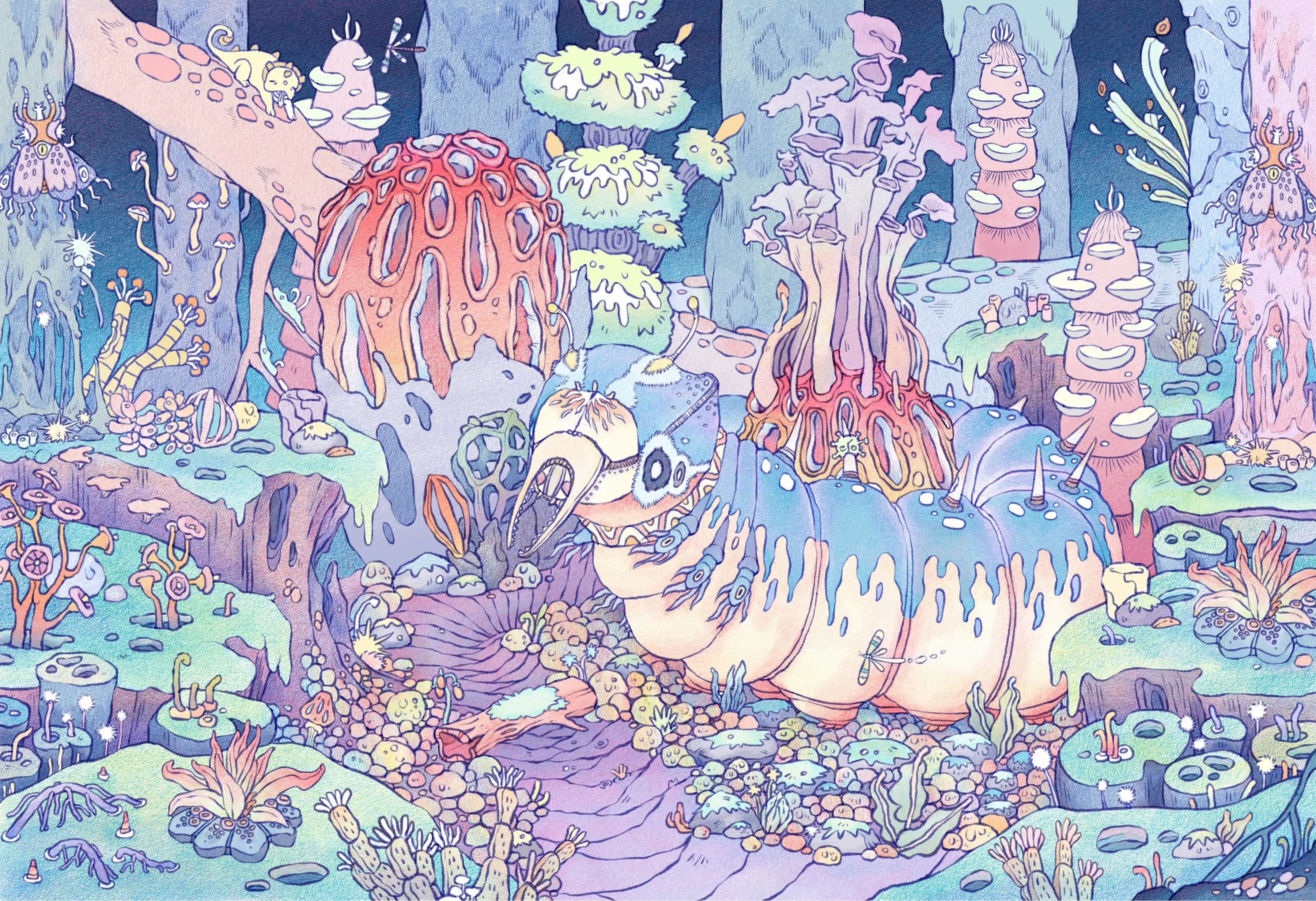 Illustration project by Feiyang Yin