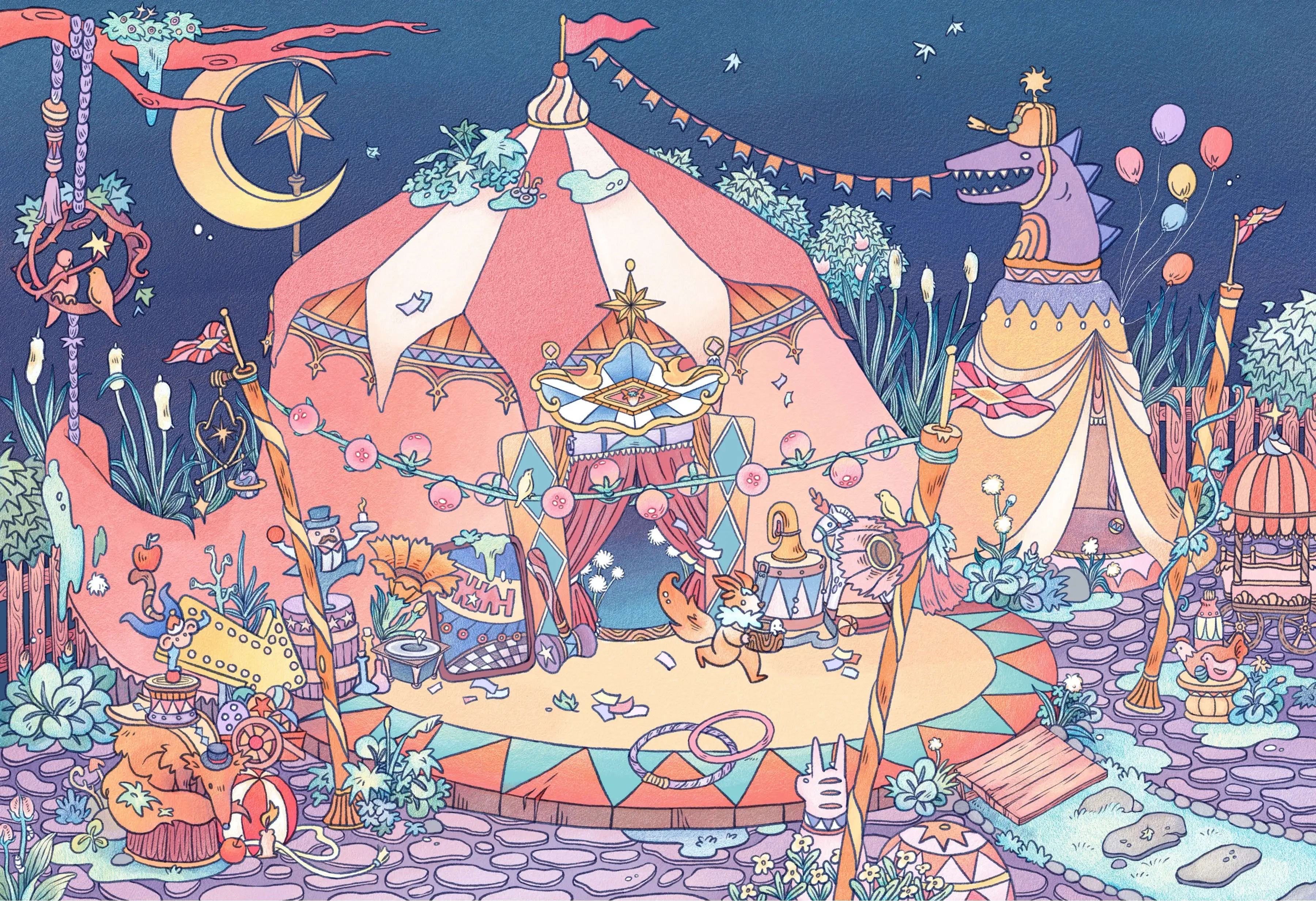 Illustration project by Feiyang Yin