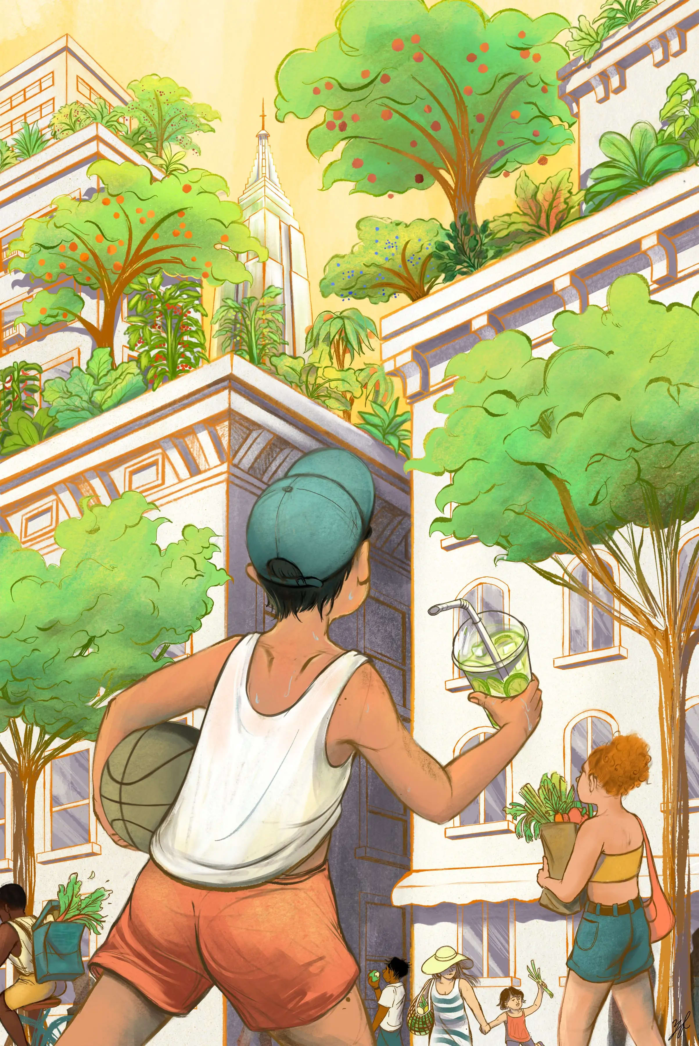 Illustration project by Yani Feng