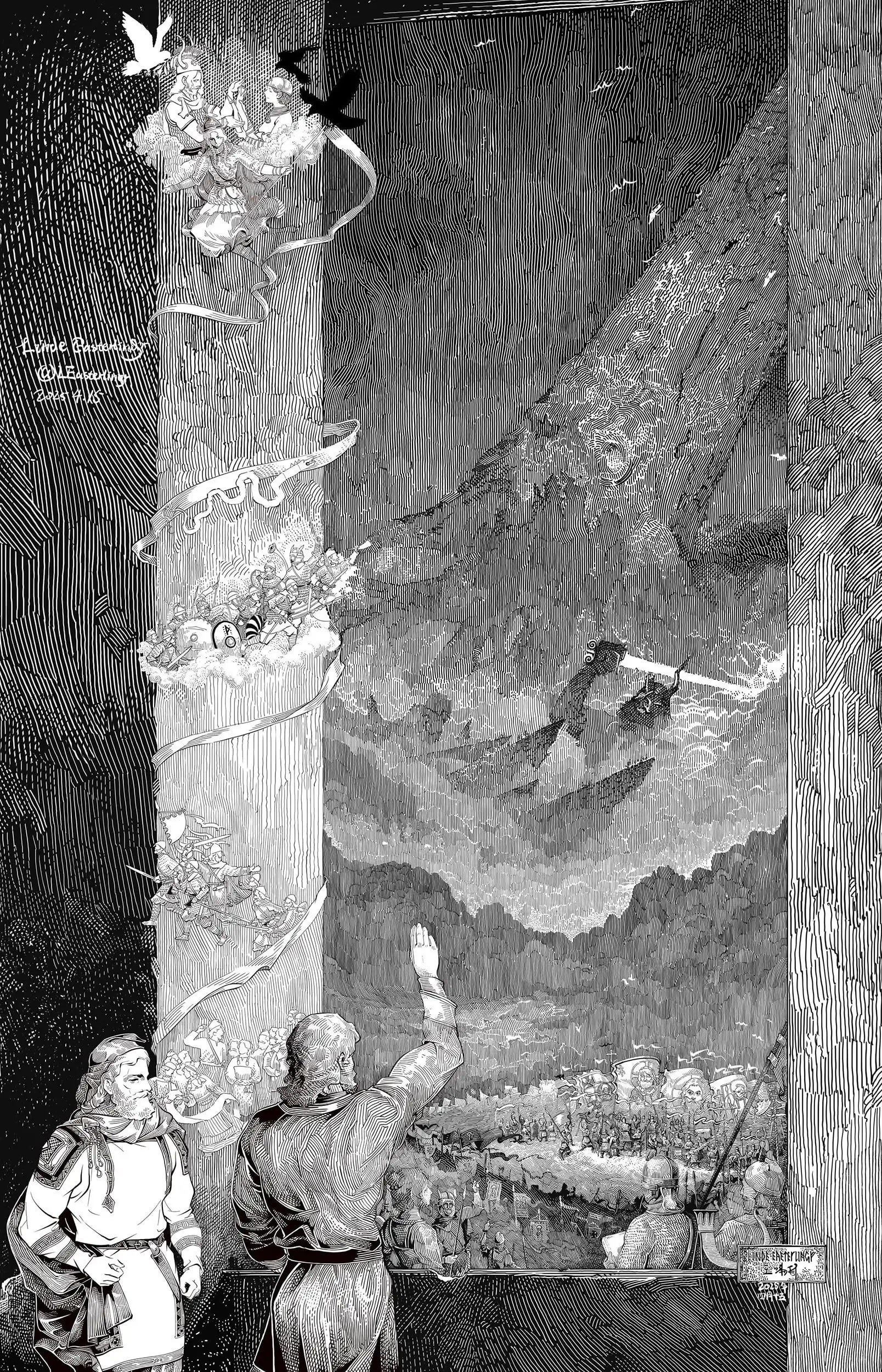 Illustration project by Xiaoxuan Wang