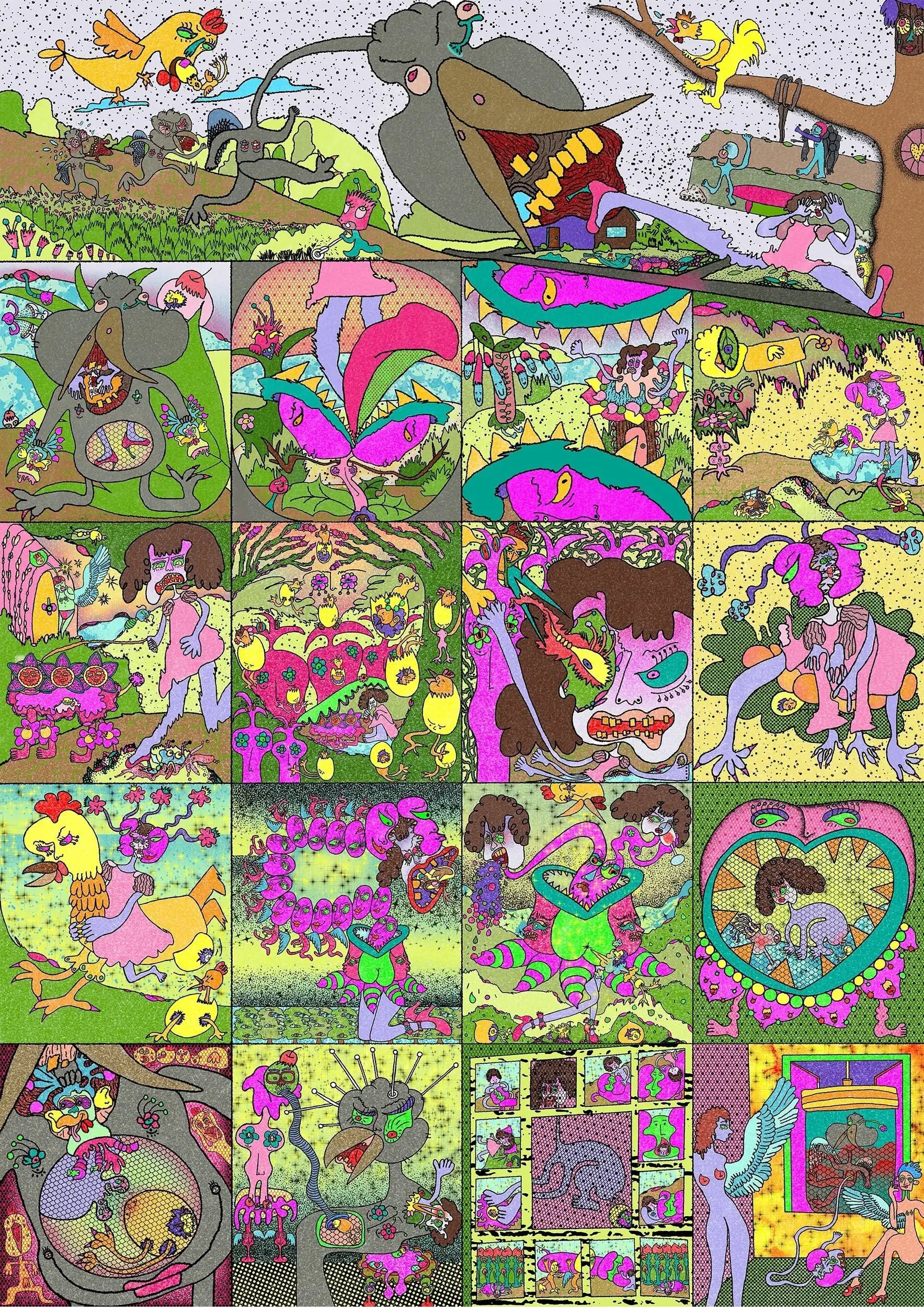 Illustration project by Qi Zhang