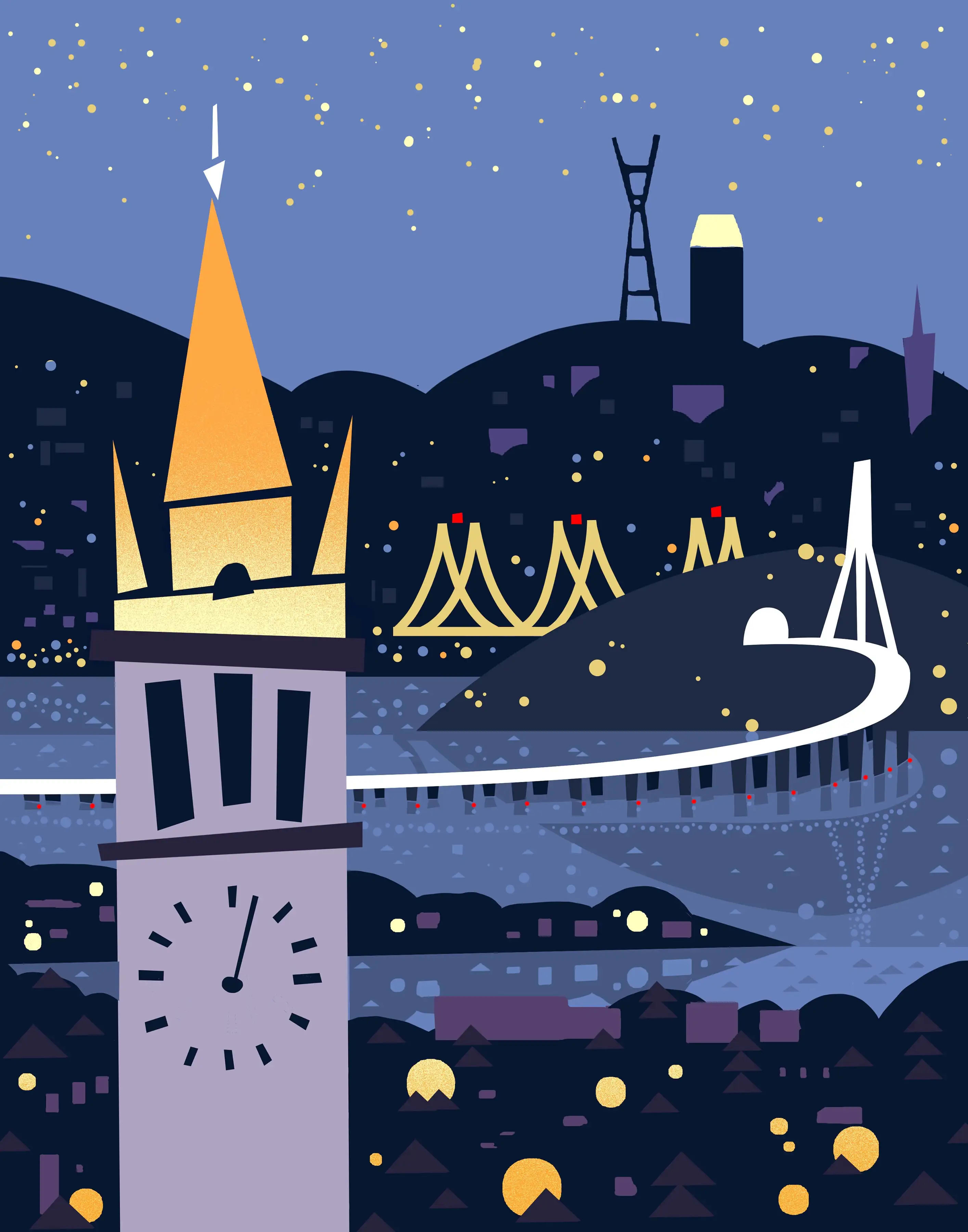 Illustration project by Chris Zollna