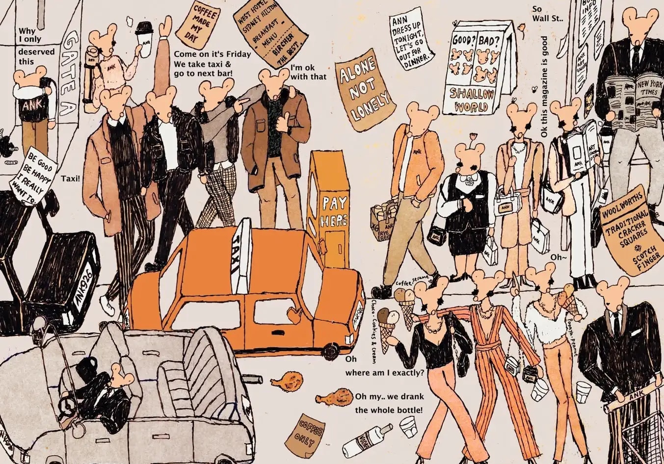 Illustration project by Ann Ku