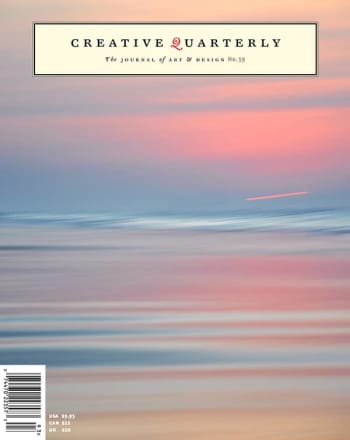 Creative Quarterly Cover 59. Image by Hsien-Chih Chuang