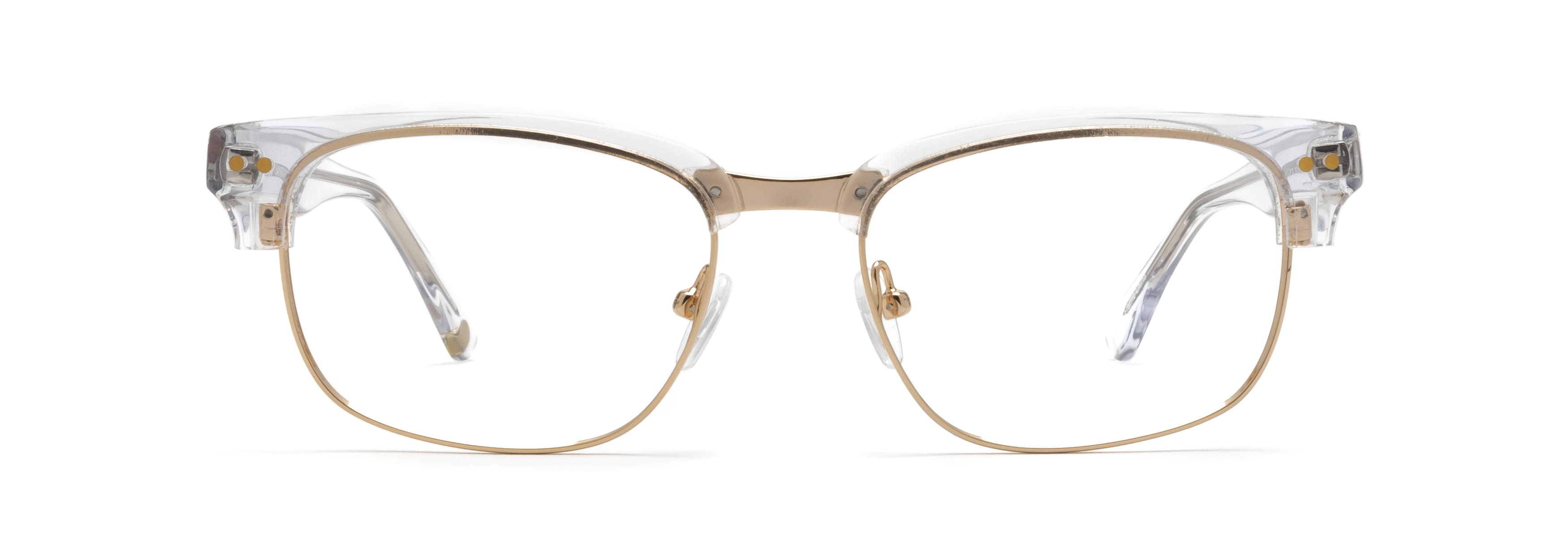 The Framery Santiam Clear/Gold/Crystal l