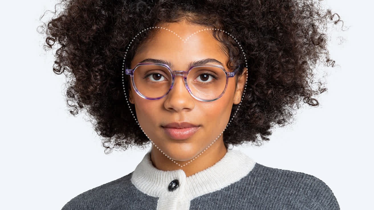 Match your face shape to your frames