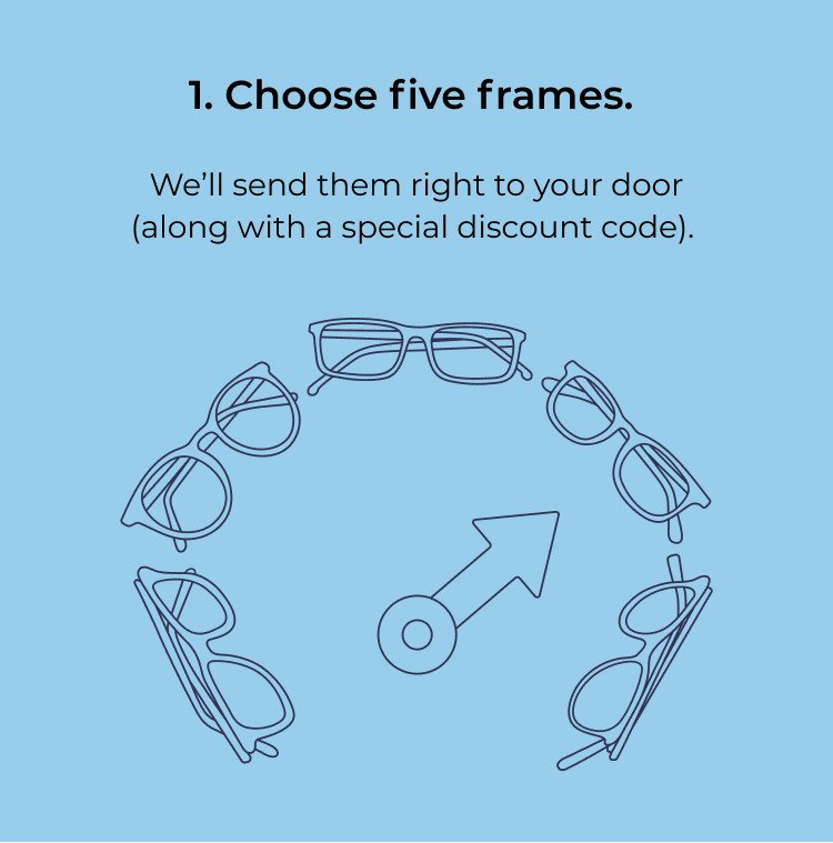 Choose five frames