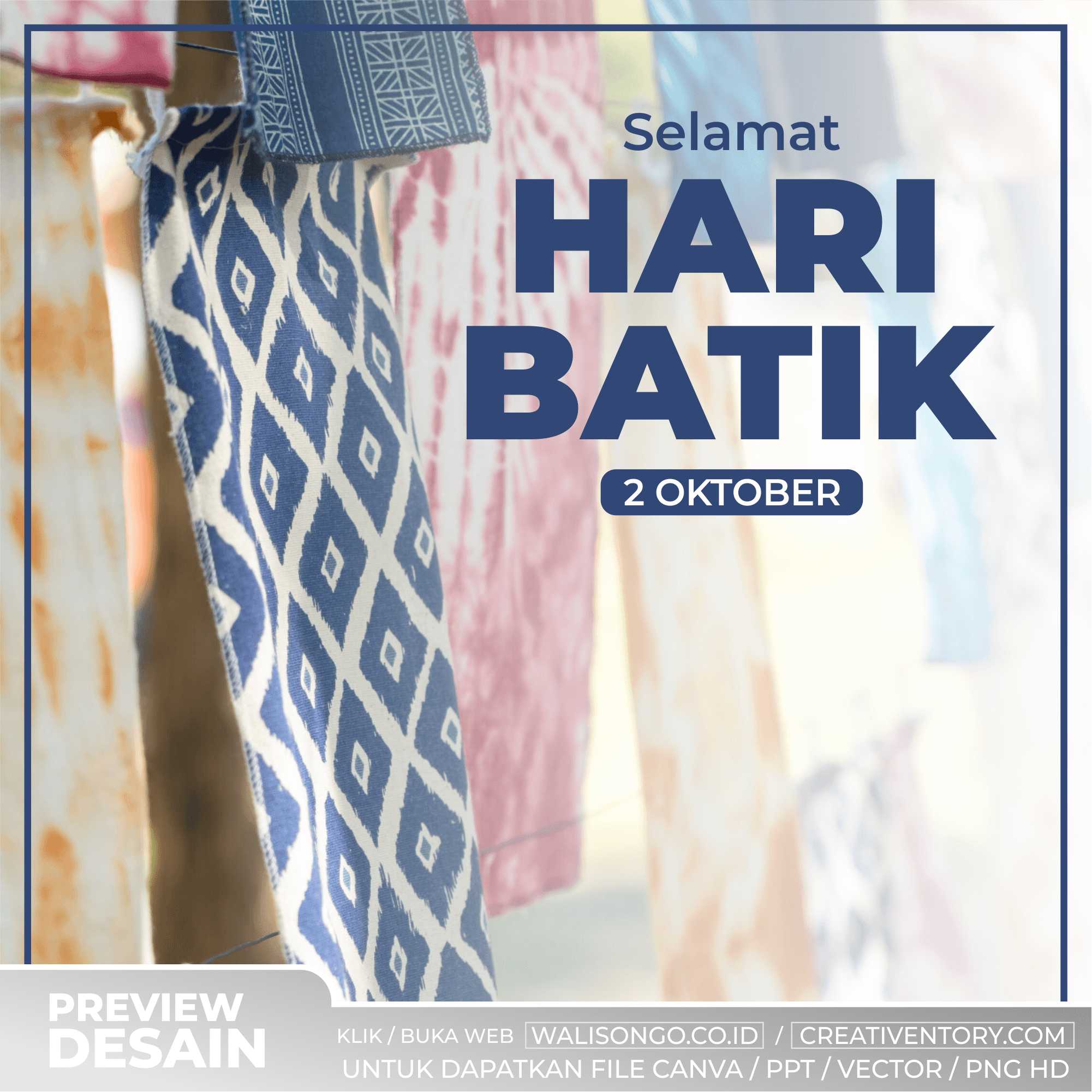 Kartu Ucapan Hari Batik Nasional