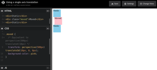 translate3d function example