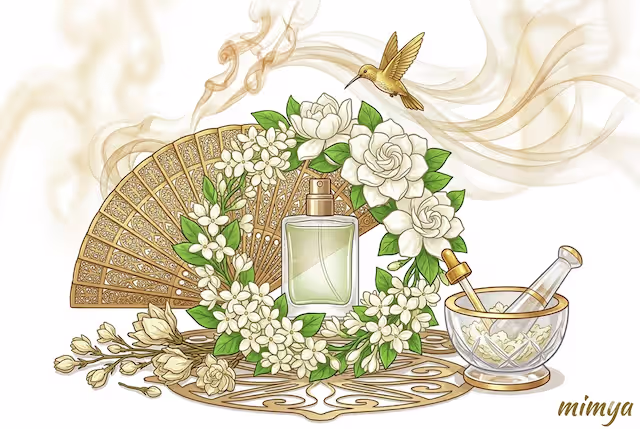 The Intoxicating Aroma of White Floral Scents like Jasmine and Gardenia