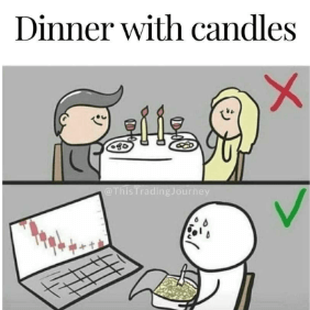 dinner with candles