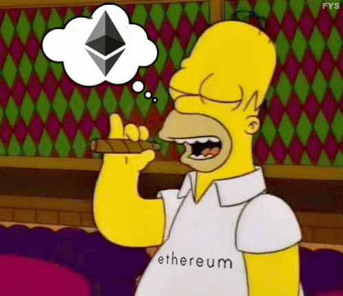homer fumando eth