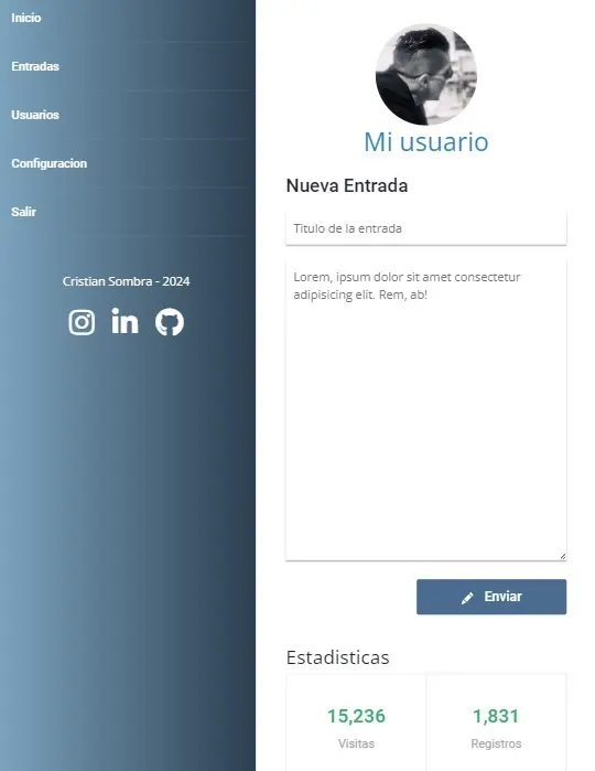 Prototipo Dashboard