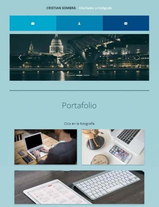 Prototipo Portafolio