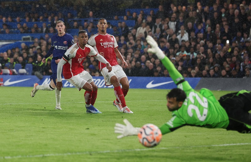 Hasil Babak Pertama Chelsea vs Arsenal di Liga Inggris 2023-2024: The Blues Unggul 1-0 lewat Penalti