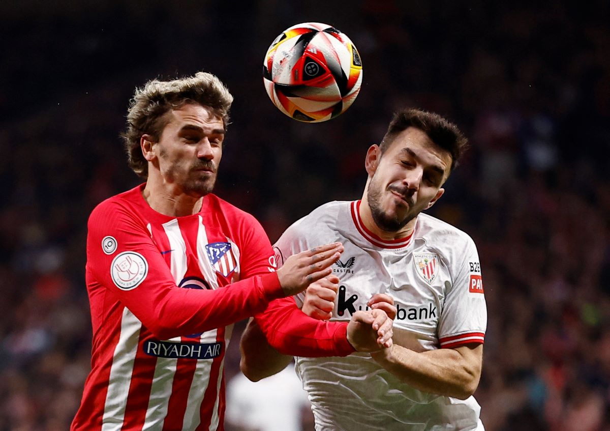 Hasil Atletico Madrid vs Athletic Bilbao di Leg I Semifinal Copa del Rey 2023-2024: Los Rojiblancos Tumbang 0-1