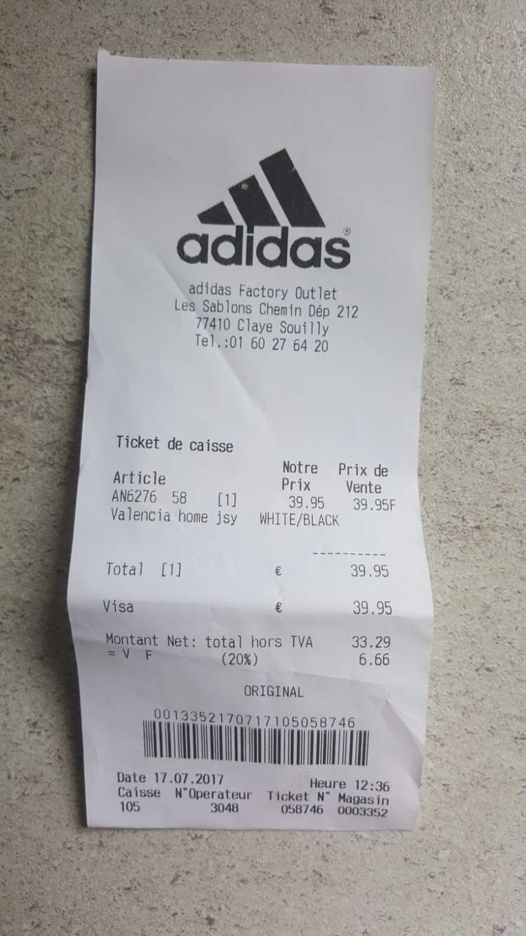 adidas outlet claye souilly horaire