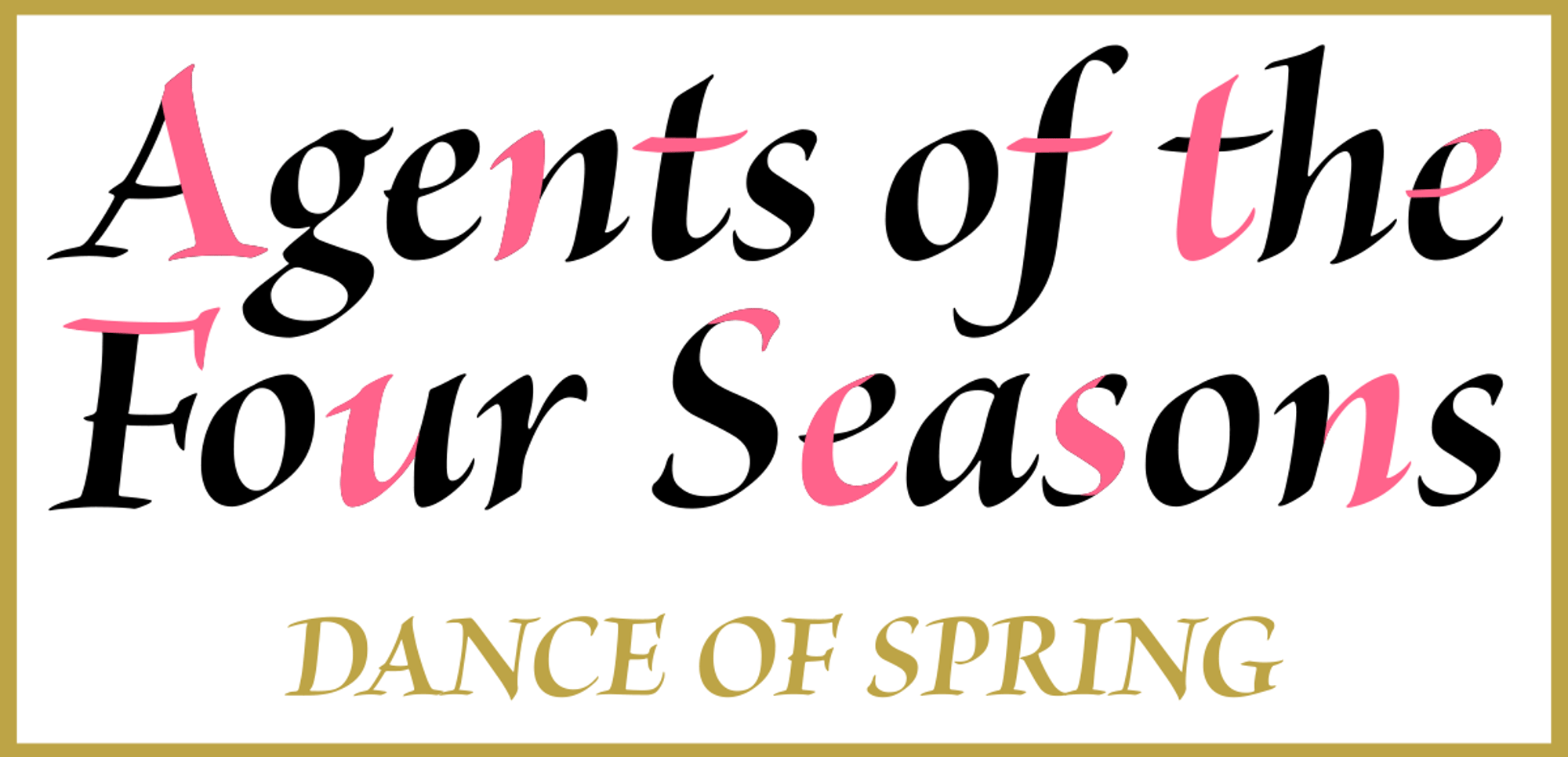 Agents of the Four Seasons: Dance of Spring logo