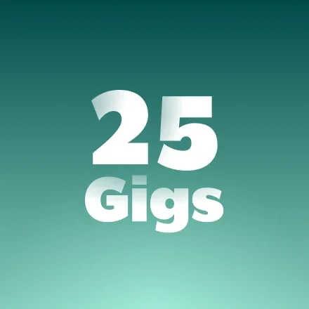 25 GB Unlimited