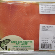 Filet de truite Arc-en-ciel frais pesé à la livraison