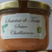 Saucisse de truite sauce Chablis