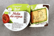 Yaourt Pêche de vigneBIO