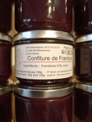 Confiture de framboise