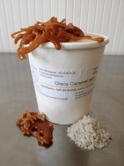 Glace parfum Caramel salé