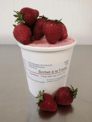 Sorbet parfum Fraise