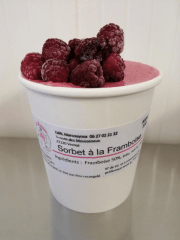 Sorbet parfum Framboise