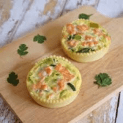 Tartelette poireaux/saumon