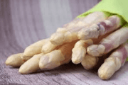Asperges des Landes blanches à pointes violettes, 1 kg