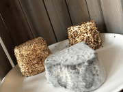 Fromage de chèvre SEC CENDRÉ, PRÉ ÉGOUTTÉ