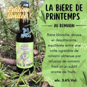 Bière de Printemps au romarin