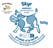 SKYR aromatisé VANILLE BIO