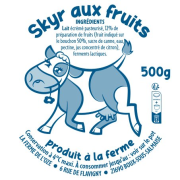 SKYR aux fruits MYRTILLE BIO 