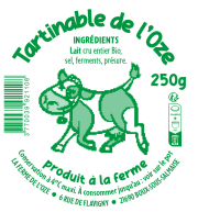 Tartinable de l'Oze nature BIO