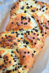 Brioche Tressée aux pépites de chocolat
