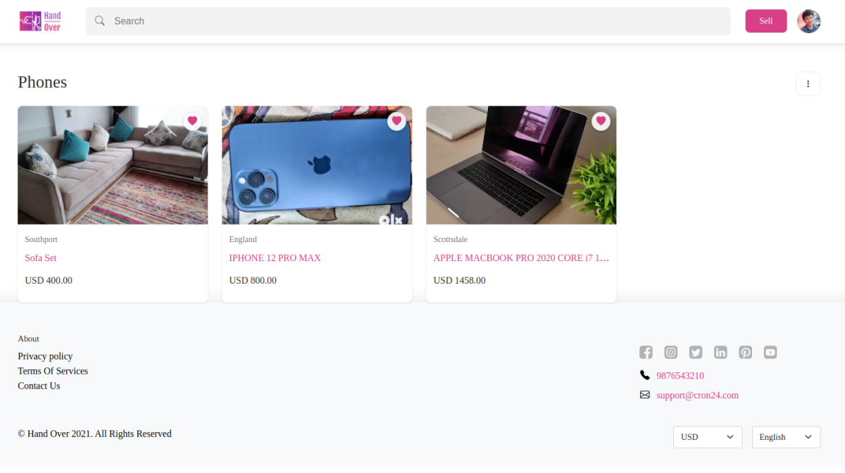 Favorites & Saved Listings interface 2