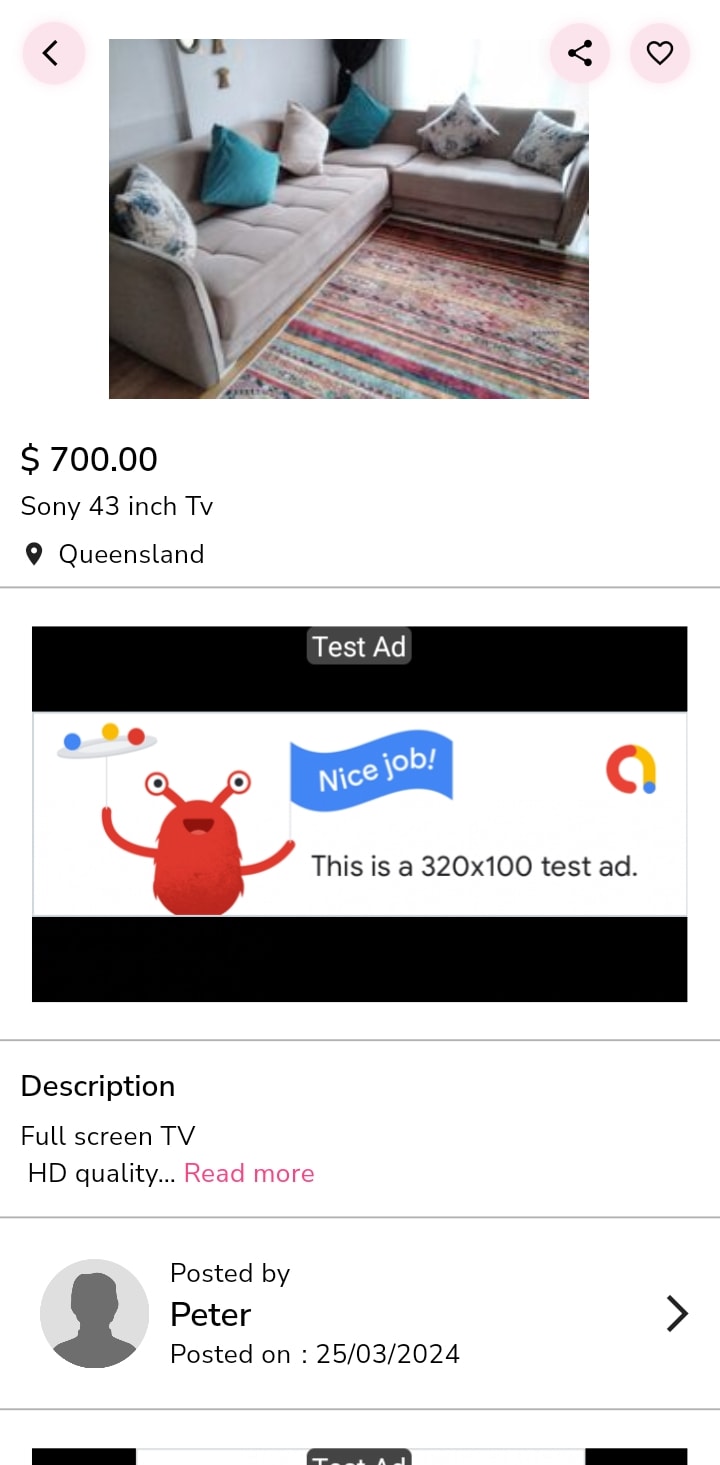 Listing Details interface 7