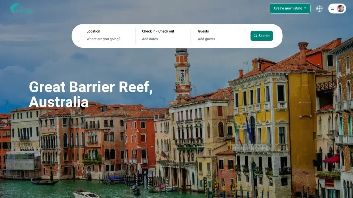 Homepage interface 1