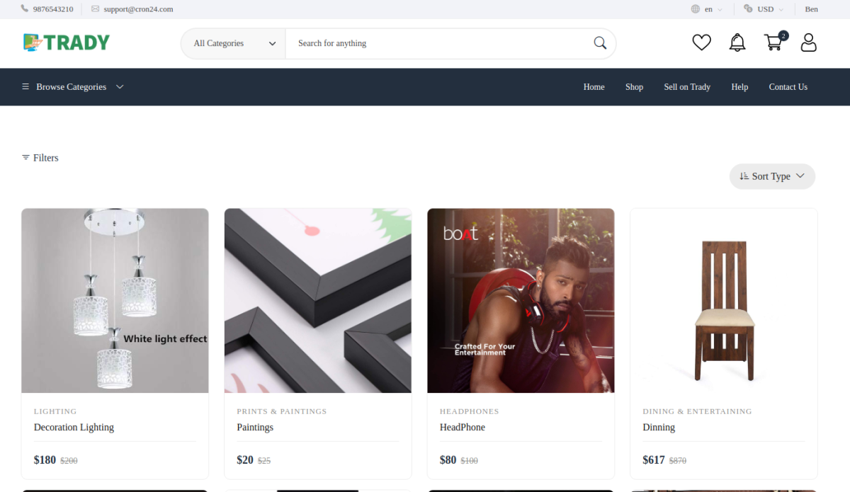 Advanced Product Search Filters interface 3